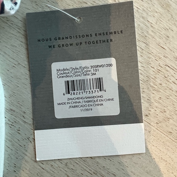 BRAND NEW Petit Lem Matching Dress / Bloomers Set, Size 3 Months - Picture 9 of 11